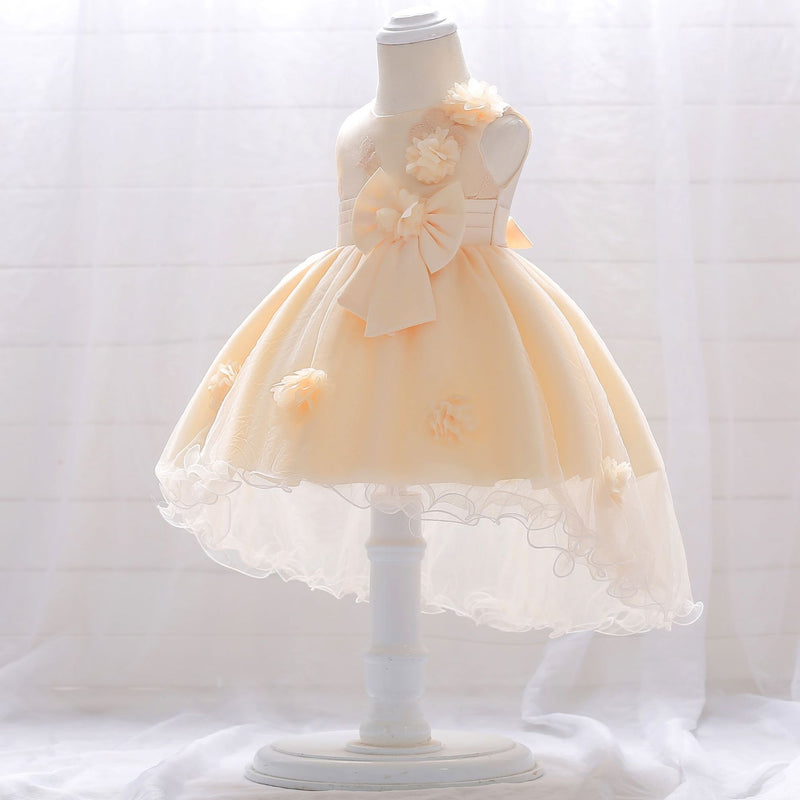 Flower Girl Dresses Infant Lace Cozy Birthday Party Dresses Baby Girl Prom Dress