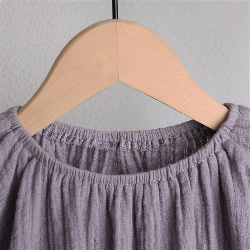 Baby Girl Lantern Bubble Sleeve Blouses