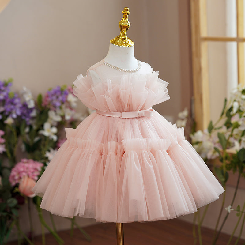 Girl Christmas Dress Flower Girl Dresses Baby Girl Easter Dress Toddler Beaded Crew Neck Fluffy Cake Birthday Party Dress, Pink / 0-1 Year (80cm) Girl Christmas Dress Flower Girl Dresses Baby Girl Easter Dress Toddler Beaded Crew Neck Fluffy Cake Birthday Party Dress, Pink / 0-1 Year (80cm)