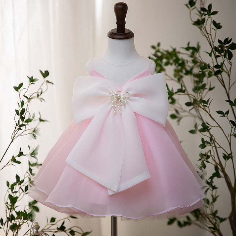 Girl Formal Dresses Baby Girl Summer Big Bow Cake Fluffy Ball Gowns Princess Dresses Girl Formal Dresses Baby Girl Summer Big Bow Cake Fluffy Ball Gowns Princess Dresses