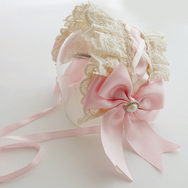 Lace Headband Bow Lolita Hairpin