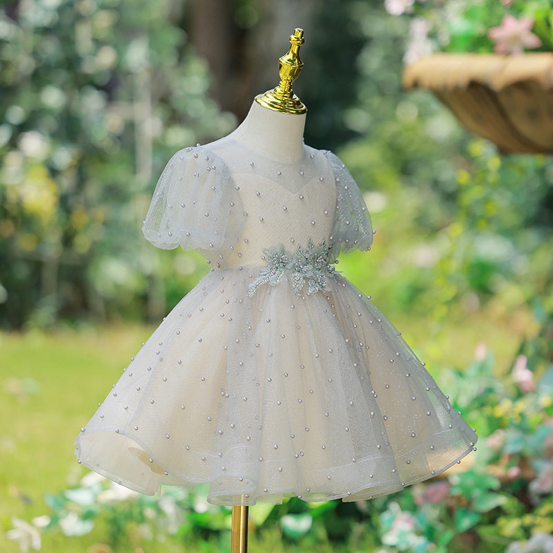 Cute Summer Flowers Girl Birthday Party Dress
