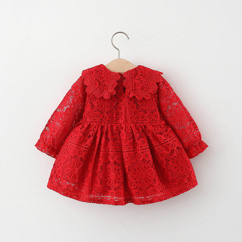 Girl Christmas Dress Baby Girls Autumn Long Sleeve Dress Toddler Infant Christmas Dress Little Girl Party Dresses