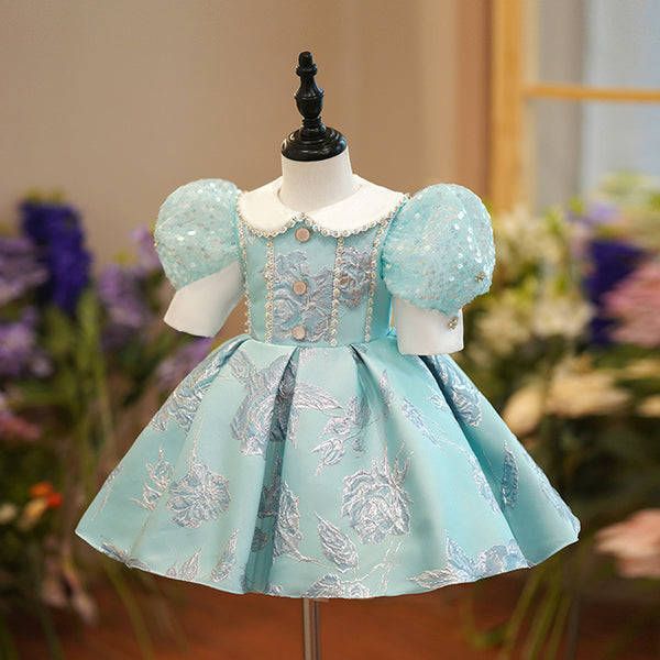 Baby Girl Easter Dress Pageant Birthday Party Princess Dress