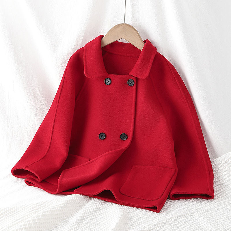 Warm Children's Wool Coat