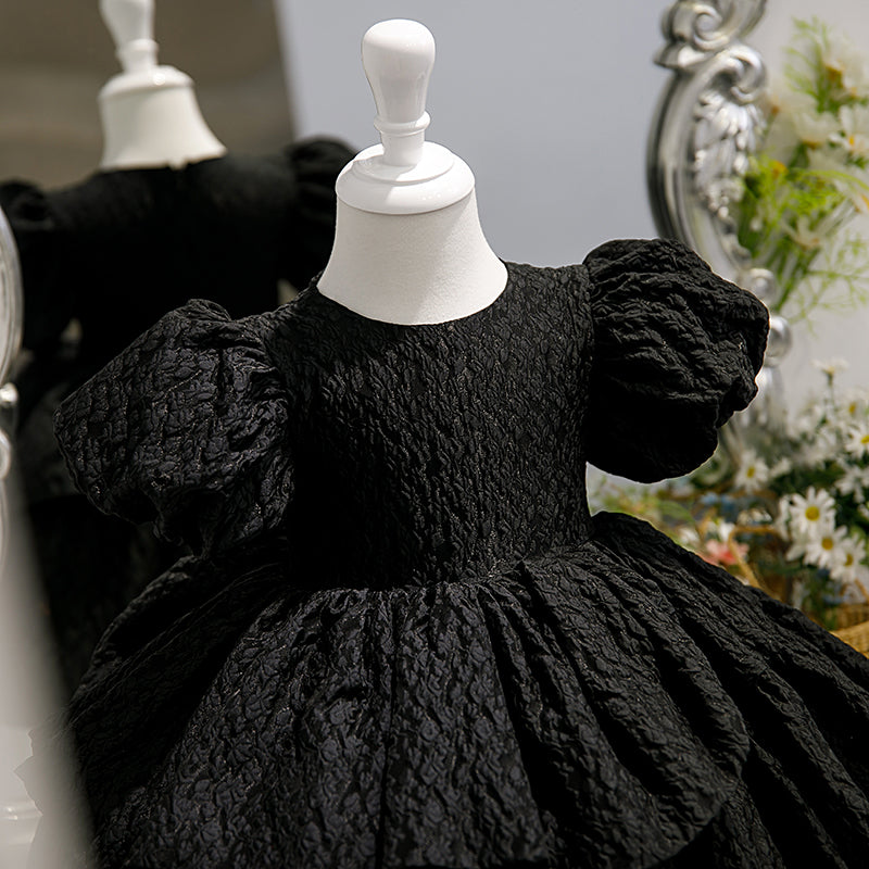 Baby Girl Black Performance Princess Dress Baby Girl Black Performance Princess Dress