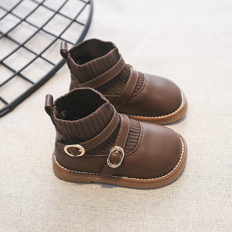 Baby Girl Soft-soled Autumn Non-slip Short Boots