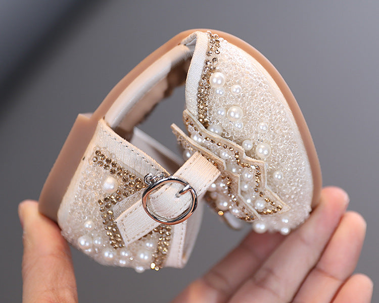 Children's Sequin Beads Princess Shoes