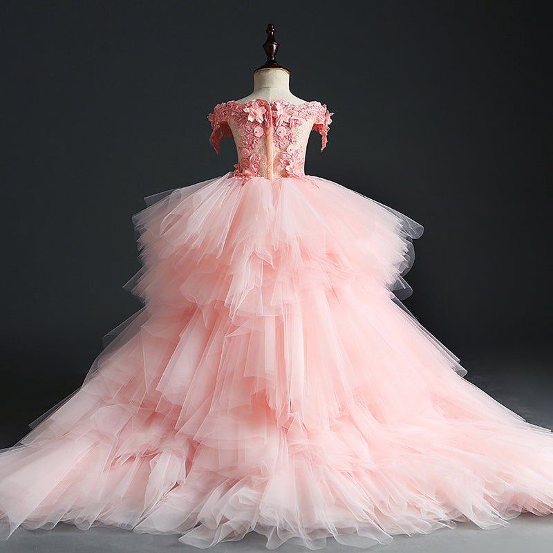 Ball Gown Nice Dresses For 11 Year Olds Girls Pageant Princess Dresses Baby Girl Summer Embroidery Ball Gown Nice Dresses For 11 Year Olds Girls Pageant Princess Dresses Baby Girl Summer Embroidery