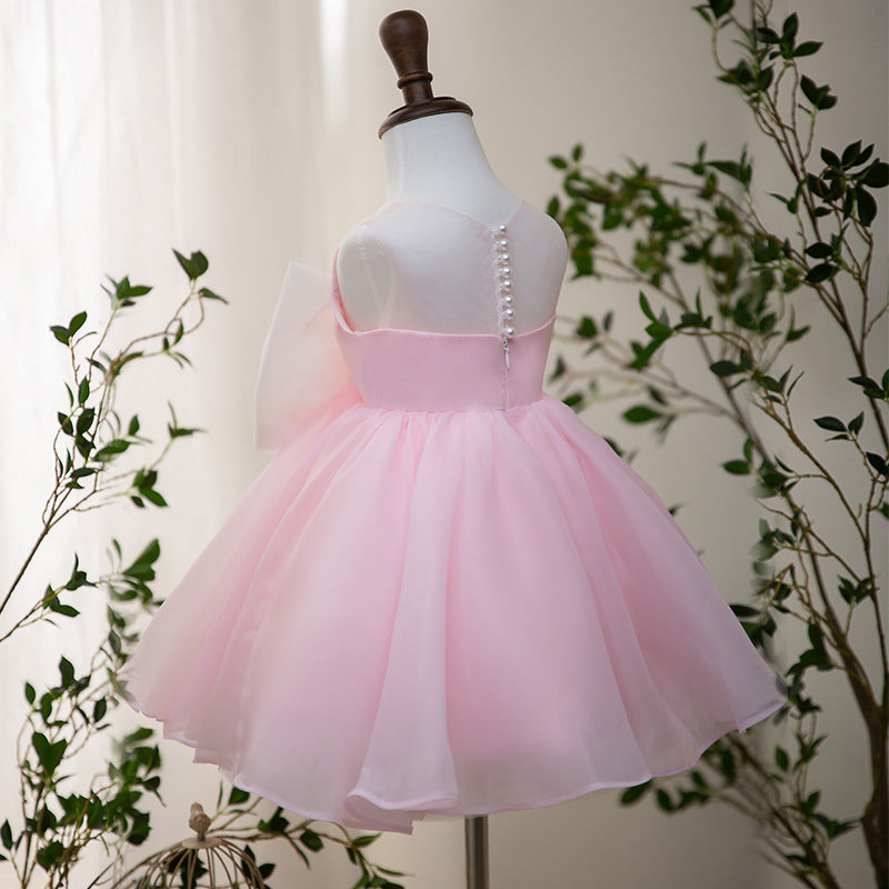 Girl Formal Dresses Baby Girl Summer Big Bow Cake Fluffy Ball Gowns Princess Dresses