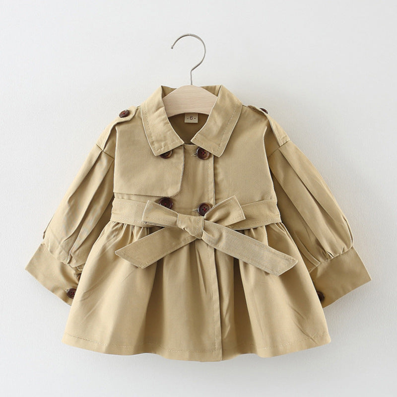 Baby Girl Autumn Winter Long Princess Jacket