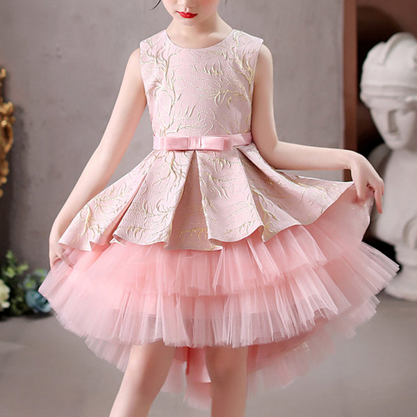 Baby Girl Lace Cozy Embroidery Princess Dress Birthday Party Dress Toddler Christmas Dress