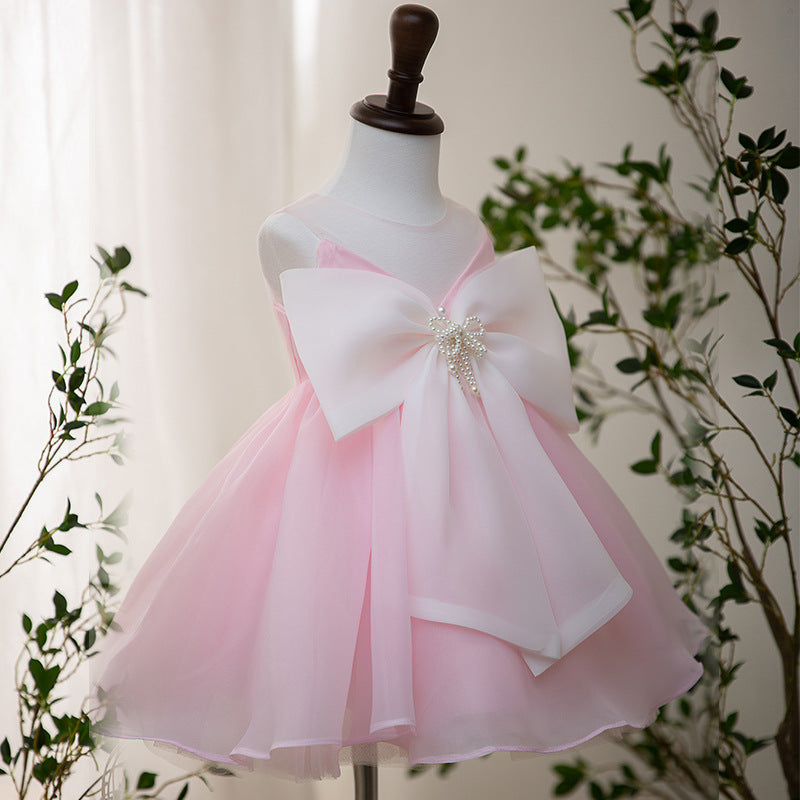 Girl Formal Dresses Baby Girl Summer Big Bow Cake Fluffy Ball Gowns Princess Dresses Girl Formal Dresses Baby Girl Summer Big Bow Cake Fluffy Ball Gowns Princess Dresses