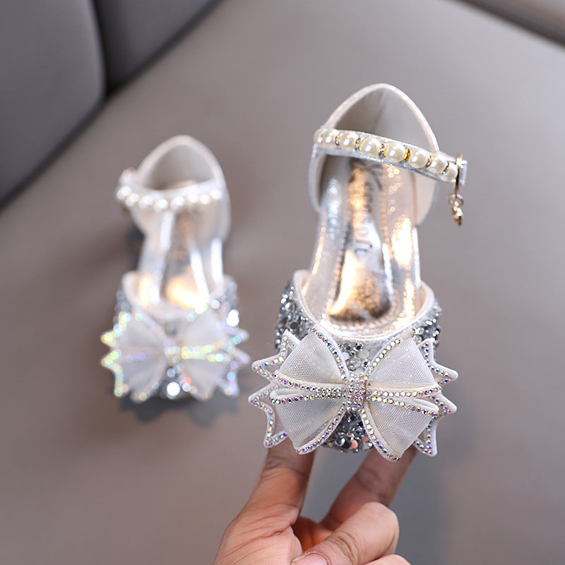 Flower Girls Bowknot Dance Performance Sandals