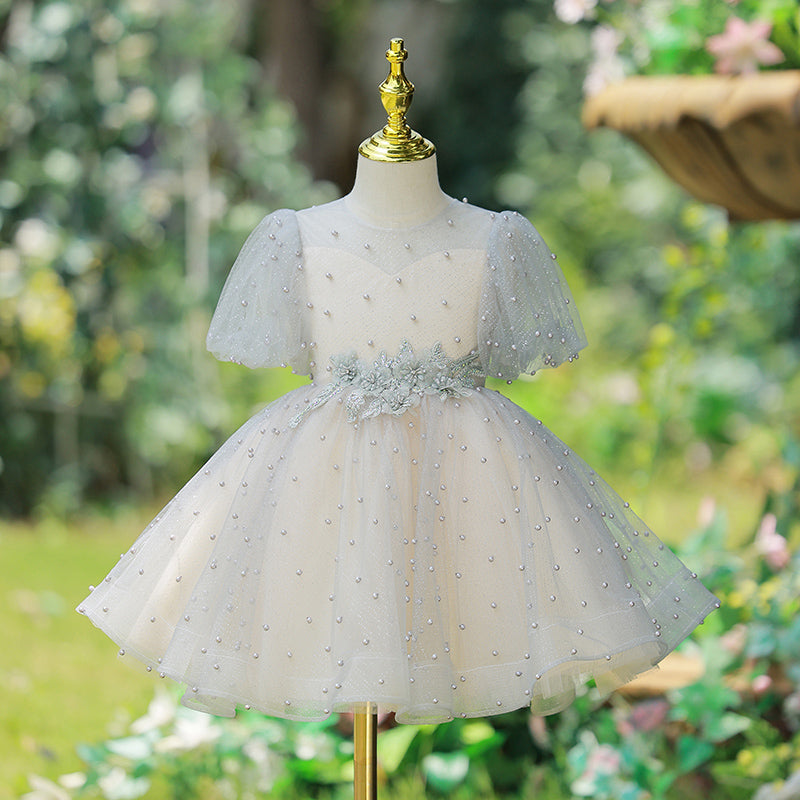 Cute Summer Flowers Girl Birthday Party Dress