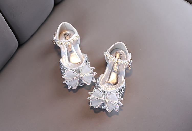 Flower Girls Bowknot Dance Performance Sandals