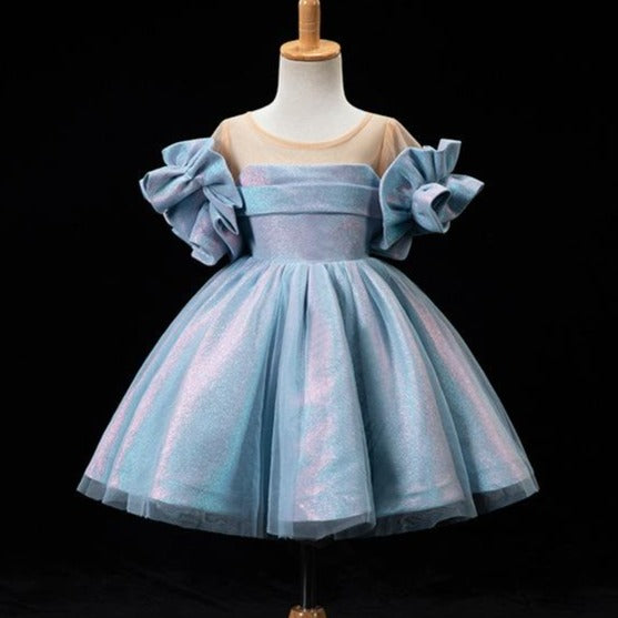 Girl Formal Princess Dresses Baby Girl Retro Puffy Birthday Party Dresses