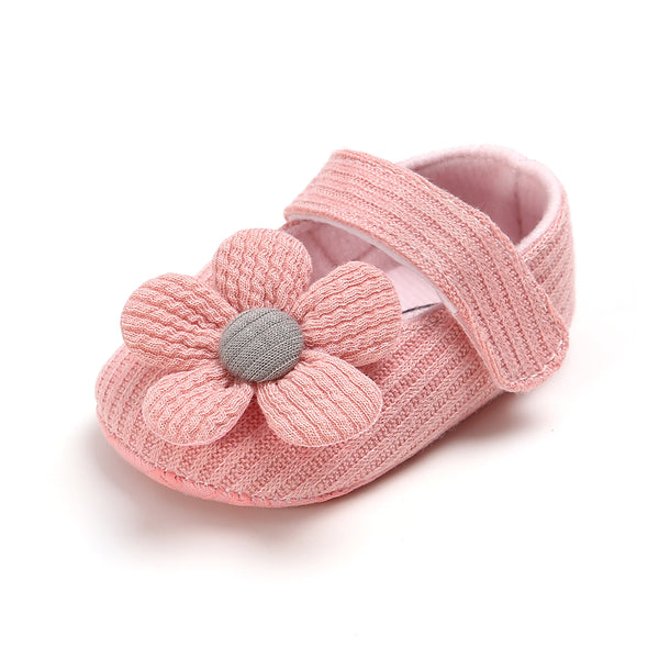 Toddler Dress Shoes Baby Flowers Soft Sole Non-slip Cute Footwear