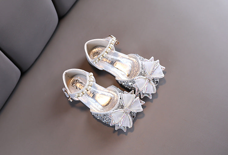 Flower Girls Bowknot Dance Performance Sandals