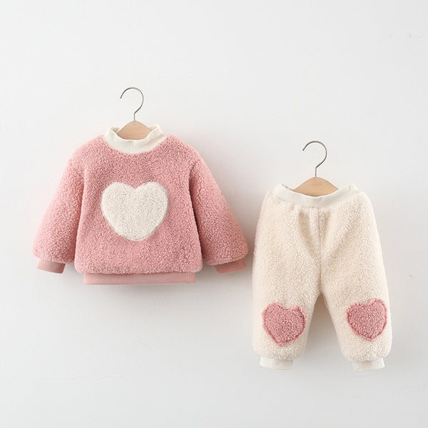 Toddler Infant Baby Girl Clothes Fall Winter Long Sleeve Sweatshirts Pants 2 Piece Cute Outfits Leggings Set