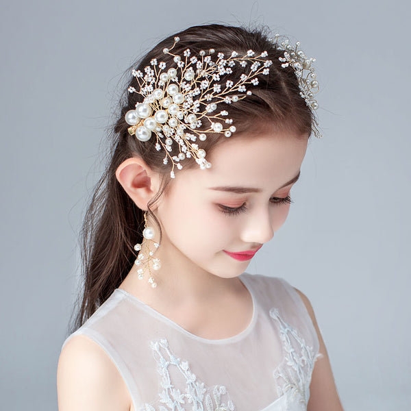 Noble Flower Girls Princess Wedding Hair Accessories