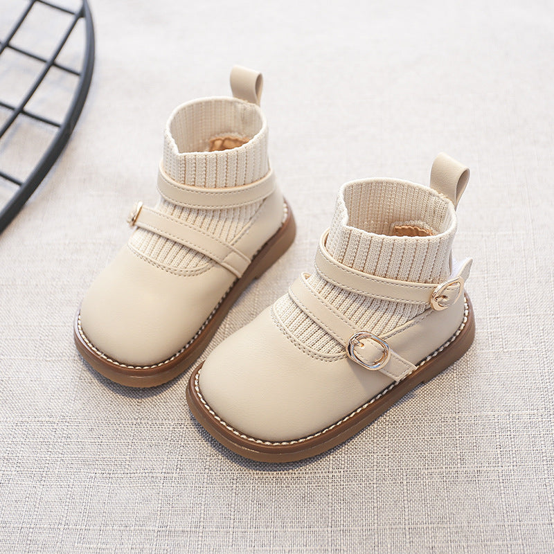 Baby Girl Soft-soled Autumn Non-slip Short Boots