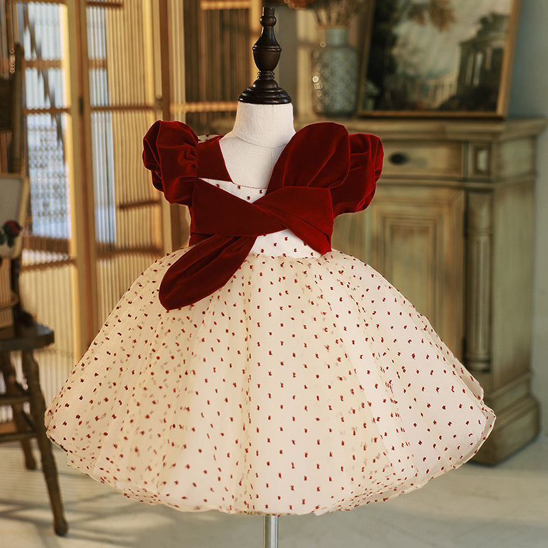 Baby Girl Summer Bow-knot Birthday Party Princess Dress Baby Girl Summer Bow-knot Birthday Party Princess Dress