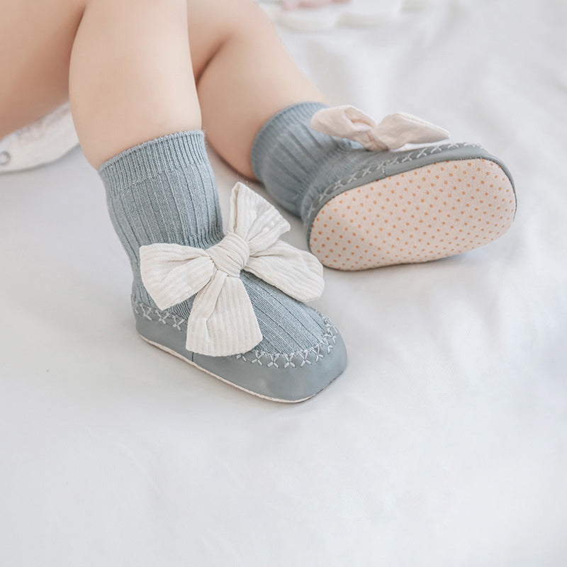 Baby Bowknot Princess Socks Toddler Socks Shoes