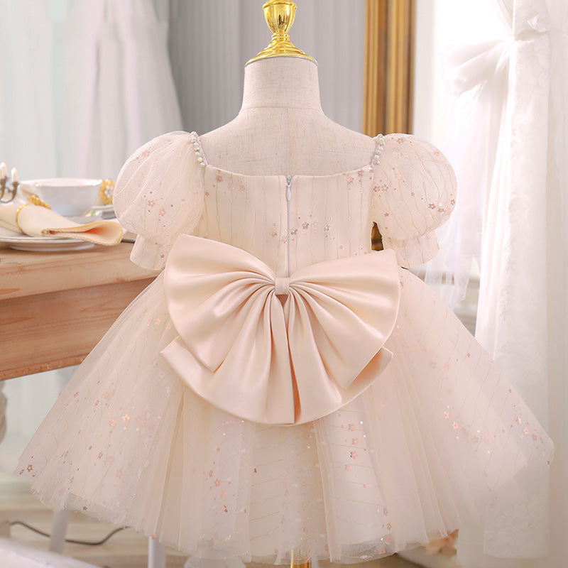 Baby Girl Formal Princess Dresses Girl Puffy Cake Birthday Party Pageant Dresses