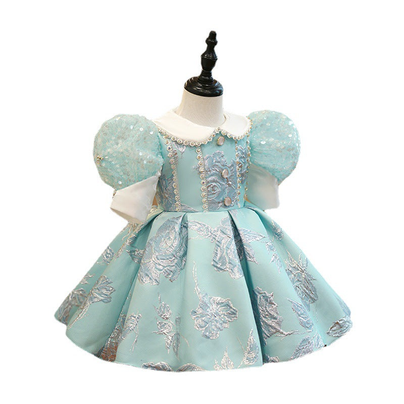 Baby Girl Easter Dress Pageant Birthday Party Princess Dress