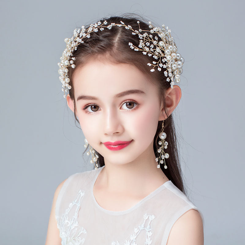 Noble Flower Girls Princess Wedding Hair Accessories