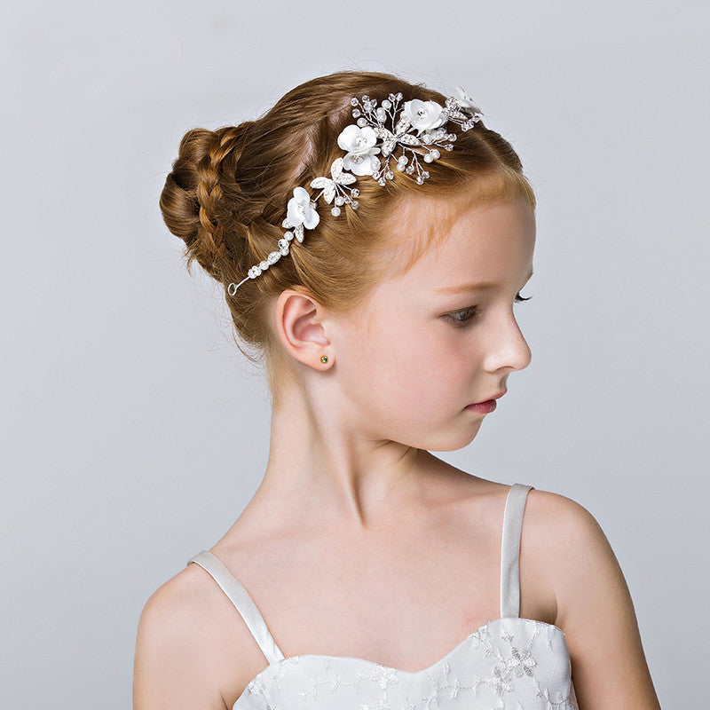 Cute Head Flower Child Hairpin Butterfly Headdress