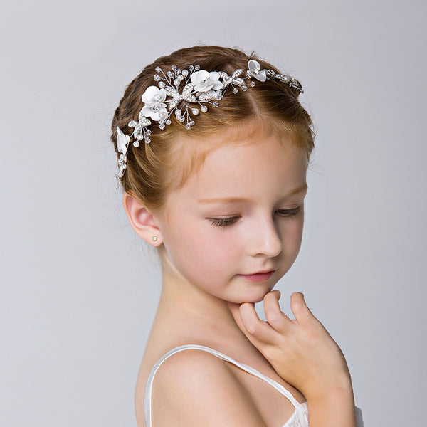 Cute Head Flower Child Hairpin Butterfly Headdress