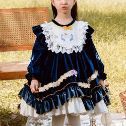 Baby Girl Dress Toddler Ball Gowns Autumn Puffy Ruffled Fluffy Princess Dress