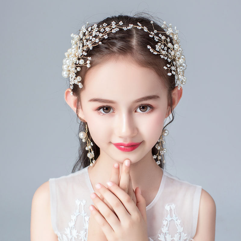 Noble Flower Girls Princess Wedding Hair Accessories
