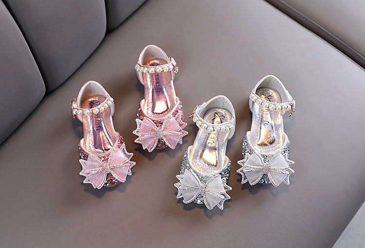 Flower Girls Bowknot Dance Performance Sandals