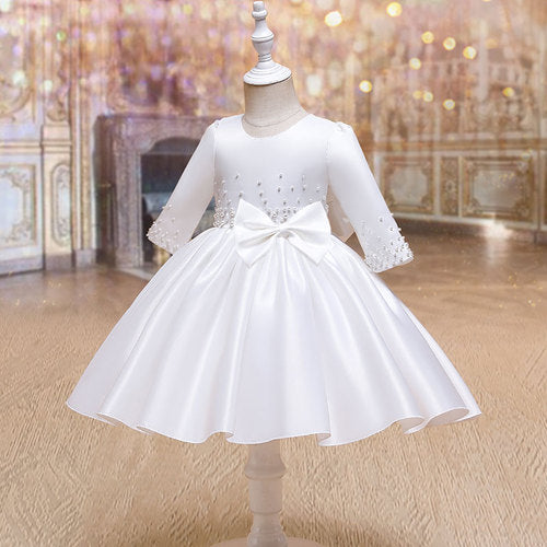 Girl Christmas Dress Baby Girl Formal Dresses Toddler Beaded Bow Wedding Dress Girl Birthday Dresses Girl Christmas Dress Baby Girl Formal Dresses Toddler Beaded Bow Wedding Dress Girl Birthday Dresses