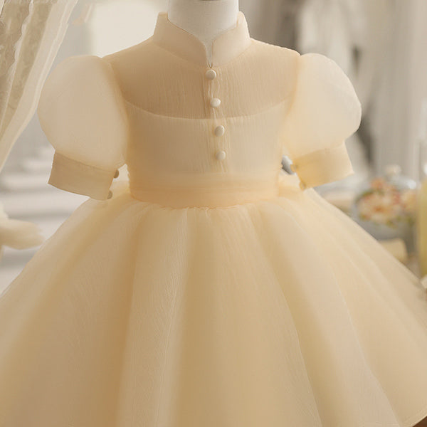 Girl Formal Dresses Baby Girl Mesh Puffy Ball Gowns Princess Dresses