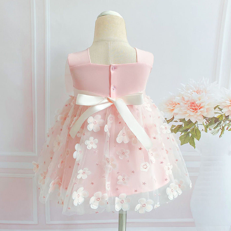 Baby Girl Birthday Dresses Easter Dress Infant Summer Cute Bow Fluffy Cozy Prom Dress