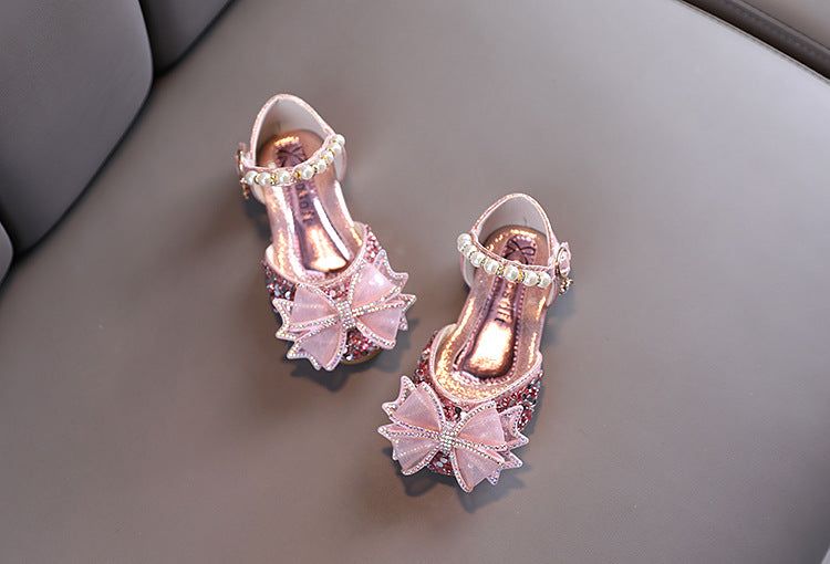 Flower Girls Bowknot Dance Performance Sandals