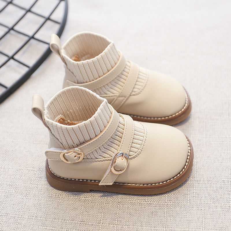 Baby Girl Soft-soled Autumn Non-slip Short Boots