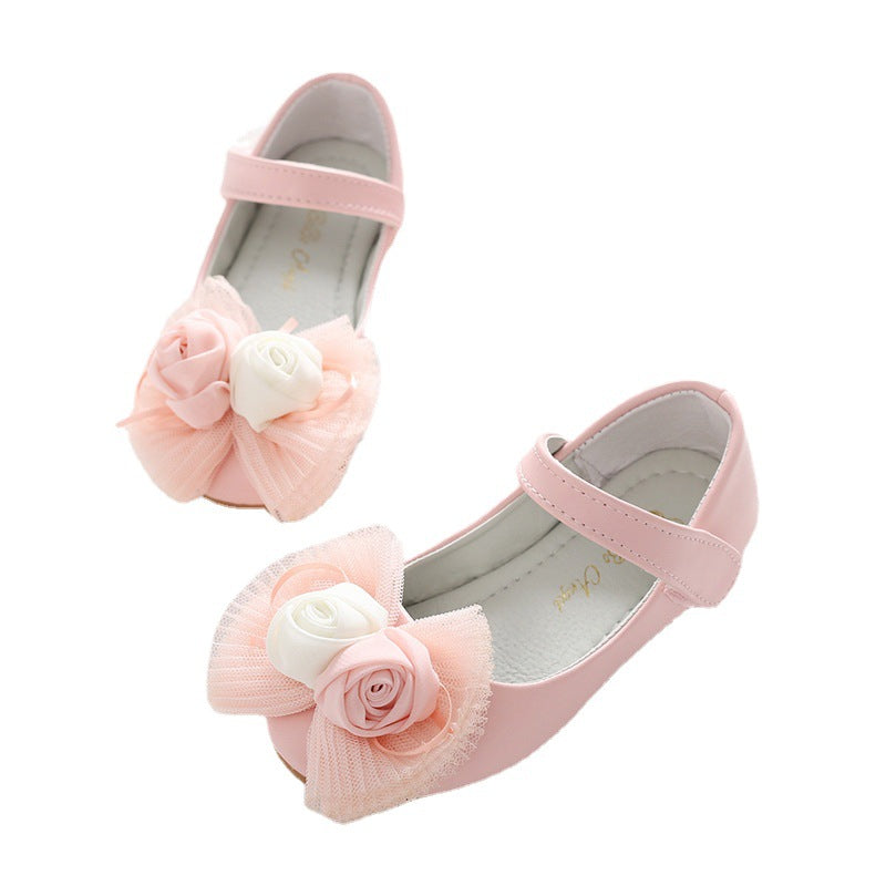 Little Girls' Summer Sandals Toddler Flowers Bow Princess Shoes