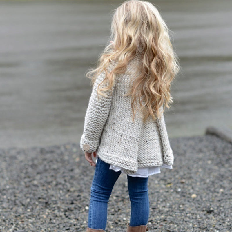 Cute Baby Girl Cardigan Sweater Coat