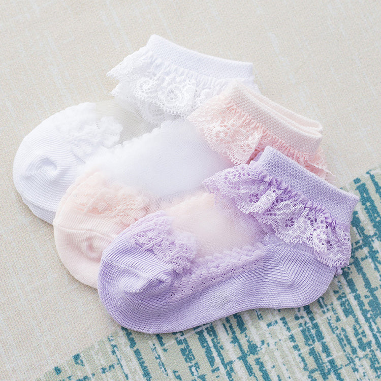 Baby Summer Thin Lace Princess Socks
