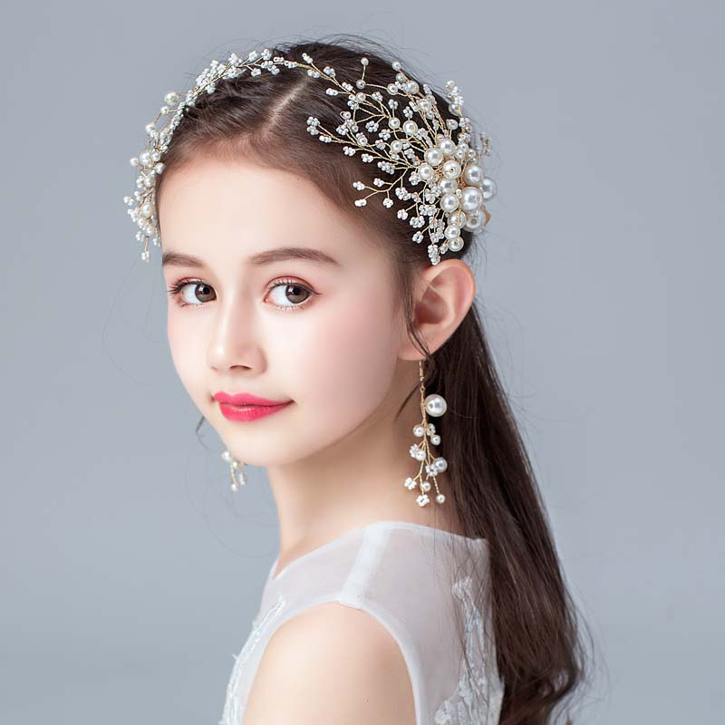 Noble Flower Girls Princess Wedding Hair Accessories