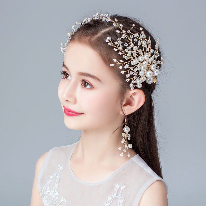 Noble Flower Girls Princess Wedding Hair Accessories