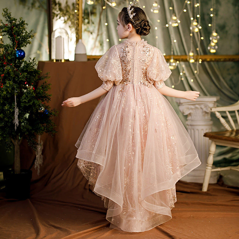 Black Friday Offer - Girl Party Dresses - Girls Pageant Princess Dresses Summer Flower Shiny Formal Dresses, Pink(Short) / 2-3 Years (100cm) Black Friday Offer - Girl Party Dresses - Girls Pageant Princess Dresses Summer Flower Shiny Formal Dresses, Pink(Short) / 2-3 Years (100cm)
