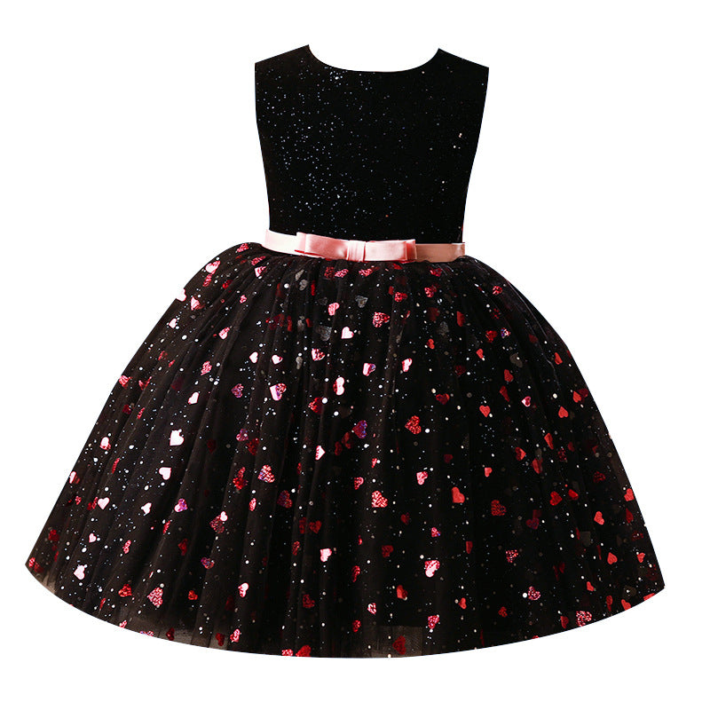 Girls Birthday Formal Dress Baby Girl Christmas Dress Toddler Sequins Puffy Ball Gowns