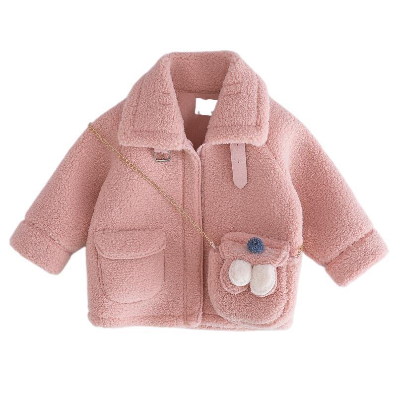 Girls' Lamb Velvet Jacket