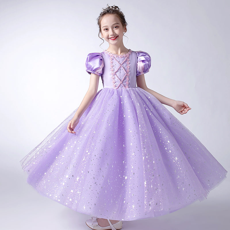 Cute Baby Girls Puffy Wedding Birthday Costume Princess Dress